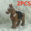 MOC City Animal Building Block Figures Eagle Owl Panda Parrot Seagull Penguin Zoo Fram Horse  Pig Accessories Bricks Toy Gift