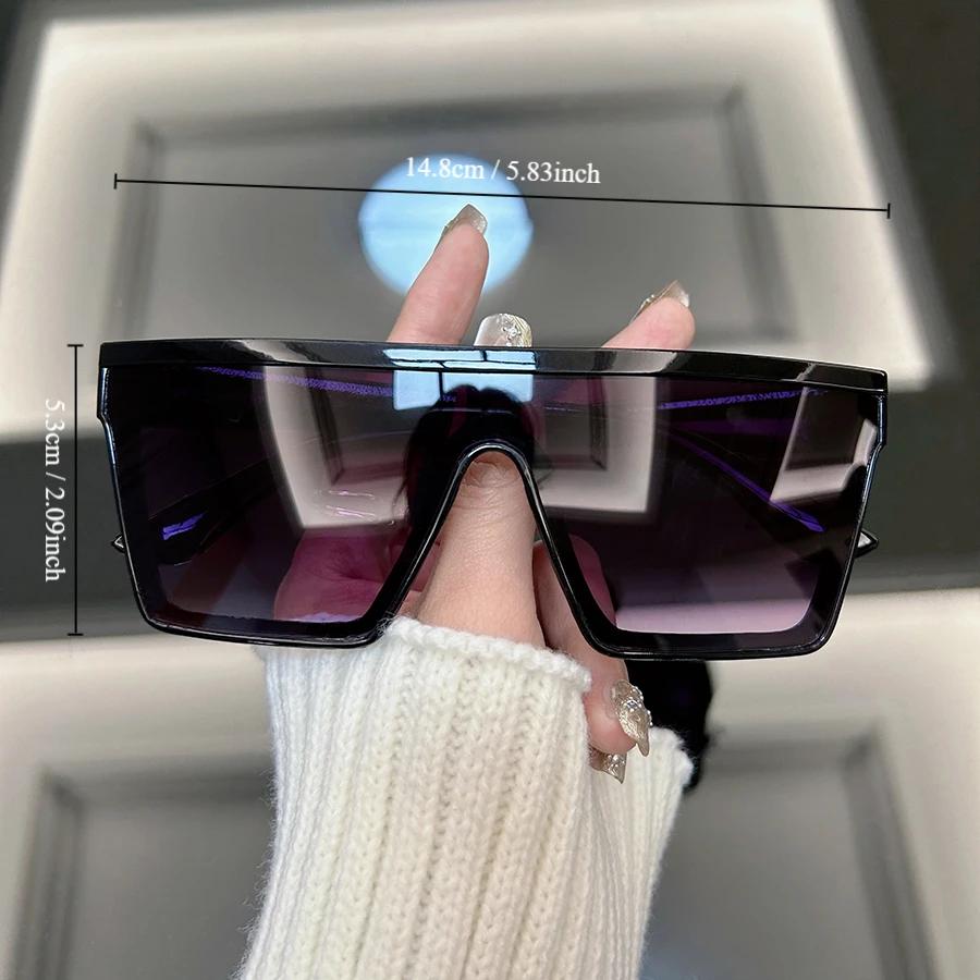 Unisex Modische Retro Quadratische Sonnenbrille, Punk-Stil Personalisierter Rahmen, Trendige Sonnenschutz-Sonnenbrille.