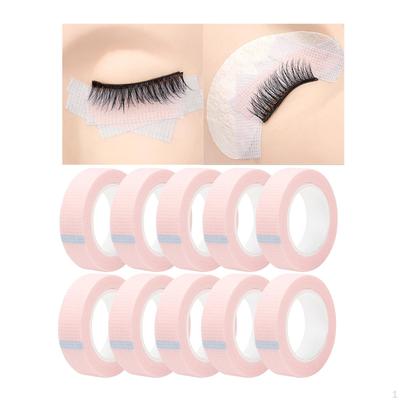 10 Pieces Eyelash Extension Tapes ,Eyelash Isolation Tape Makeup Lash Tape, Non Woven, False