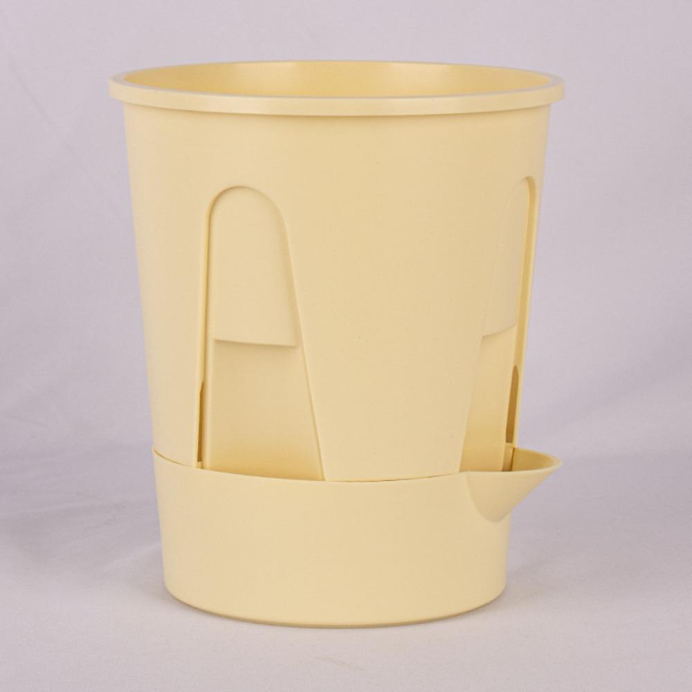 Plastic Self Absorbing Flowerpot Water Storage Tall Drain Holes Breathable Flowerpot Large Capacity Thickened
