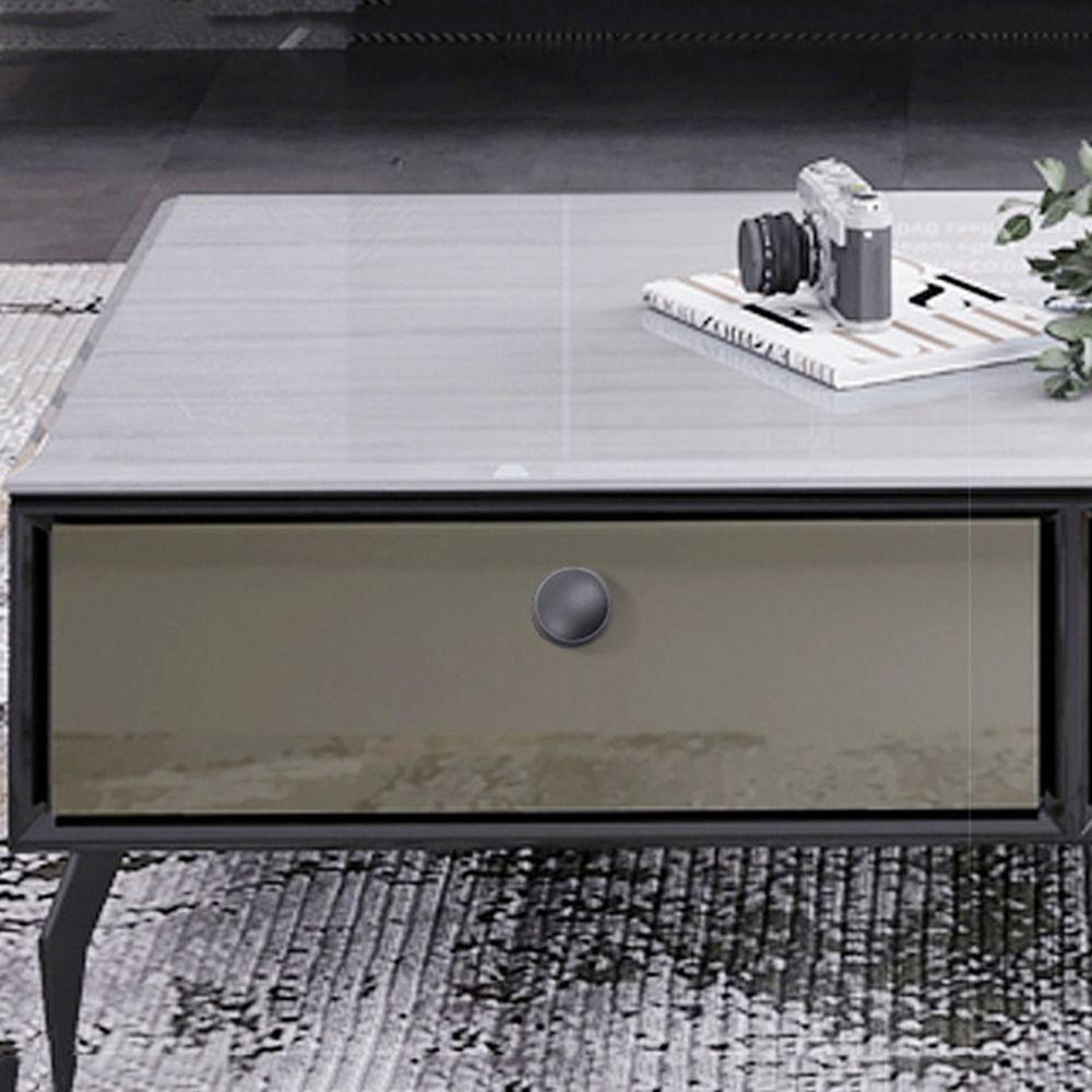 Round Door Knob Single Hole Drawer Handle Simple Glass Door Pull  Cabinet