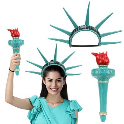 Estatua de la Libertad Luminosa Accesorios de Cosplay Antorcha Eventos de Cosplay Accesorios Accesorios de Cosplay