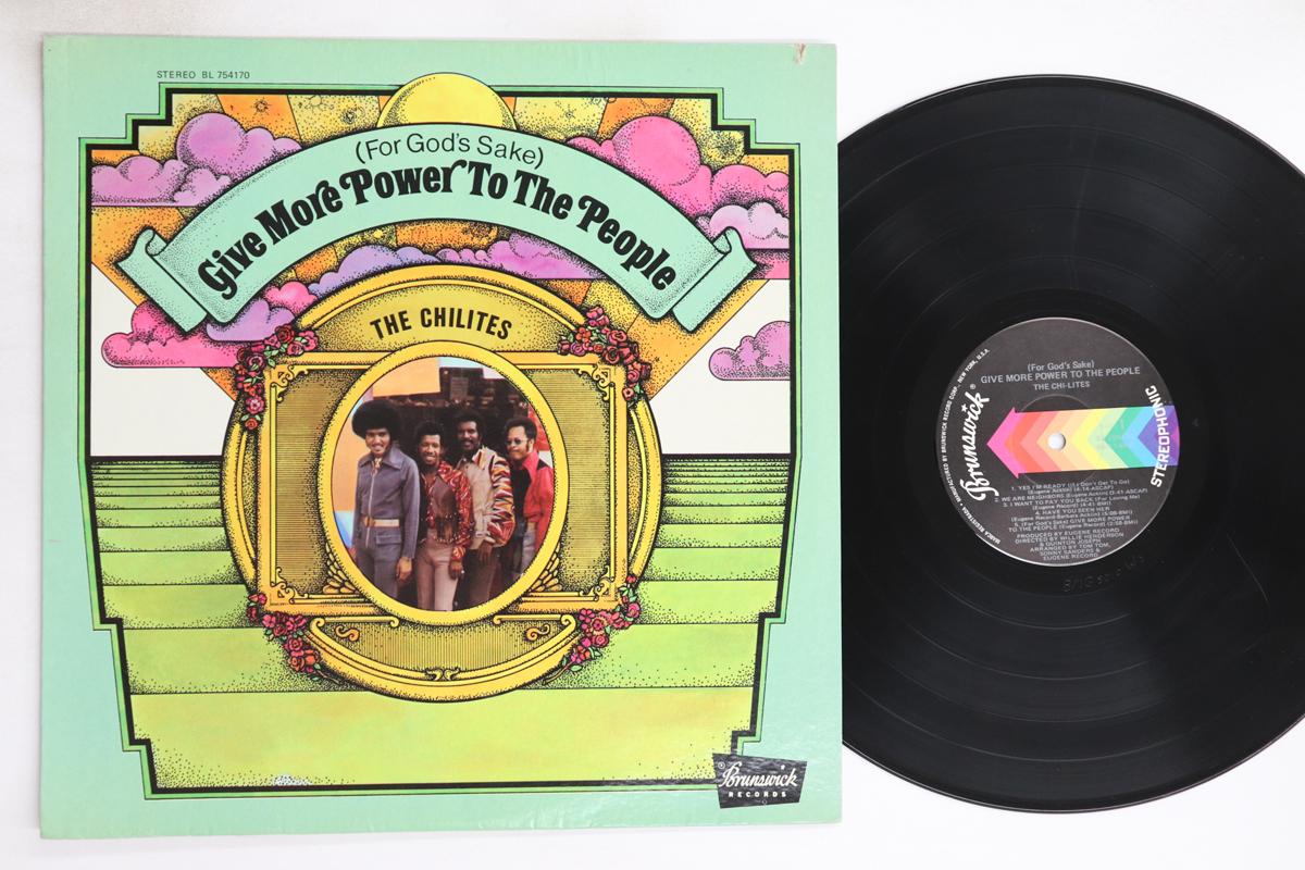 

LP Record CHI-LITES - Give More Power To The People BL754170 BRUNSWICK 1971 US Soul/Funk Used