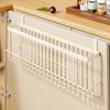 No Drill Hanging Storage Basket Hanging Organizer Wire Metal Rack  for Home Organization