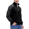 Men's Colorblock Half Zip Stand Collar Sweatshirt Men's Sports Large Size Casual Stand Collar Sweatshirt