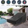 Double Recliner CoverTerrace Recliner Cover, Double Wide Recliner Cover Furniture Cover, Waterproof, Sunproof and Dustproof 210D