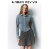 UR Women's Vintage Long Sleeve Denim Shirt