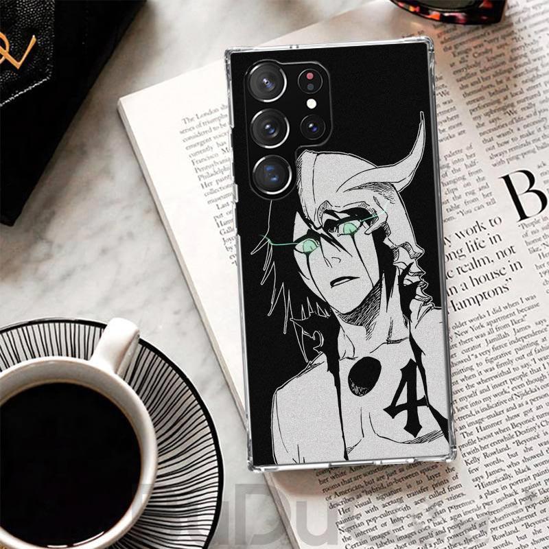 Bleach Ulquiorra Cifer 4 Cover For Samsung Galaxy S23 S22 S24 S25 Ultra S21 Plus S20 FE Phone Case S10 + S10E S25U Print Coque