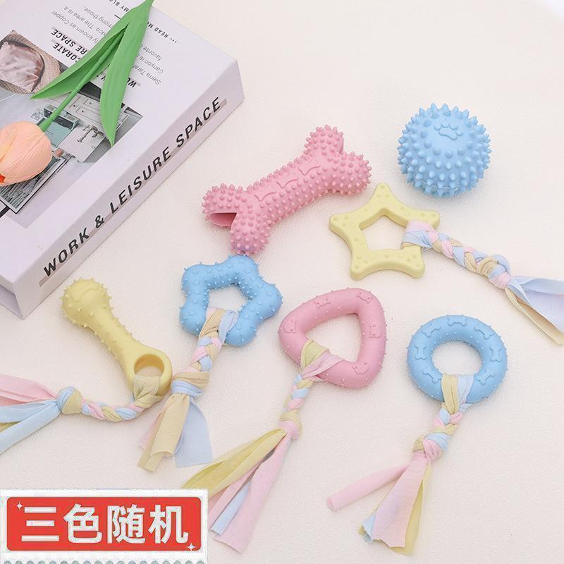 Dog Toys Direct Sales TPR Dog Toys Can't Bite Tooth Grinding Cotton Rope Pet Toys