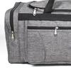 Travel Garment Bag Waterproof Large Capacity Multi Pockets Oxford Fabric Travel Bag for Gentlemen Light Gray S