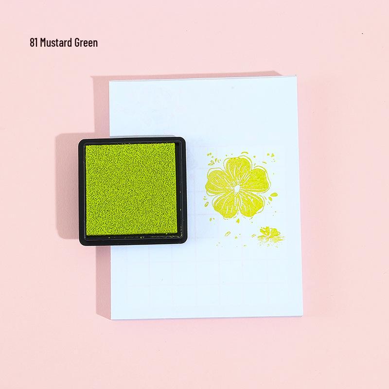 20-Color Children's Educational Finger Paint Ink Pad, 4x4cm, for DIY Stamping and Painting Activities