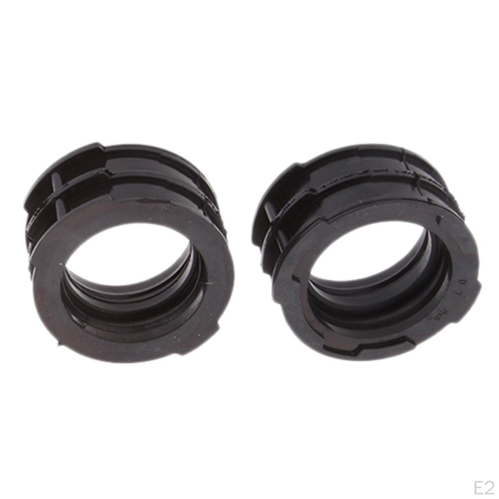 4 Piece Motorcycle Rubber Carburetor Intake Interface Adapter for