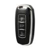 Geely Vision Car Key Cover, Soft Rubber Protective Shell for 2015-2020 Models.