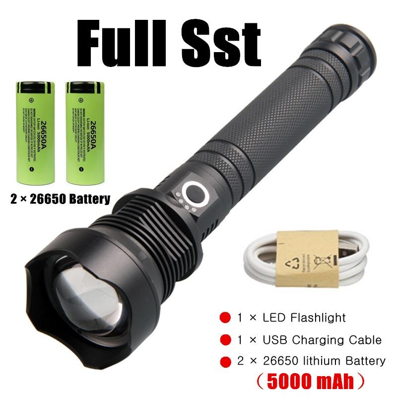 la flamme a 10000lm t6 tactique avec zoom lampe light chargeur /& battery
