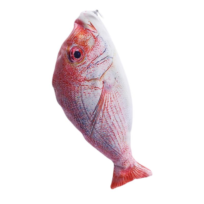 Creative Kawaii Korea Style Fish Shaped Pencils Case Bag Portable School Stationery Makeup Box
