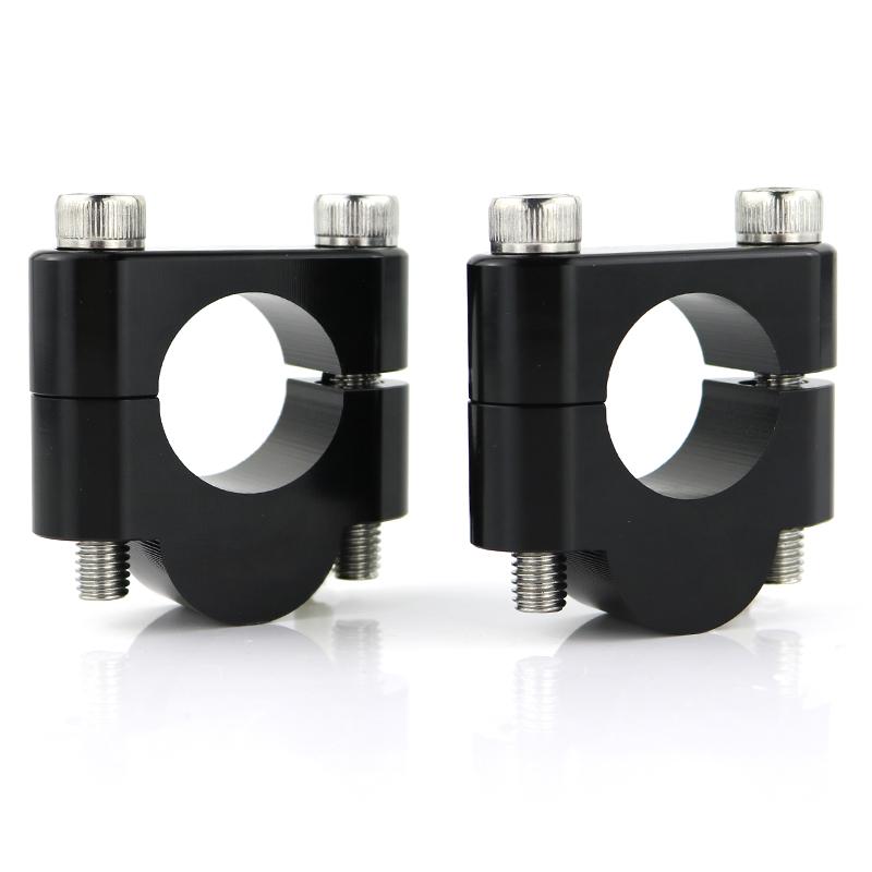 Motorcycle Handlebar Riser Fat Mount Clamps 22mm 7/8" For ROYAL ENFIELD Hunter 350 Hberg FE600E Husqvarna SM 450 610 WRE125