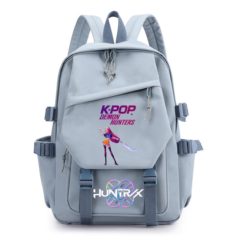 Anime Kpop Dämonenjäger Bedruckter Rucksack für Teenager Jungen Mädchen Schultasche Kinder Schüler Buchrucksack Damen große Kapazität Reisetasche Kindergeschenk Mochila