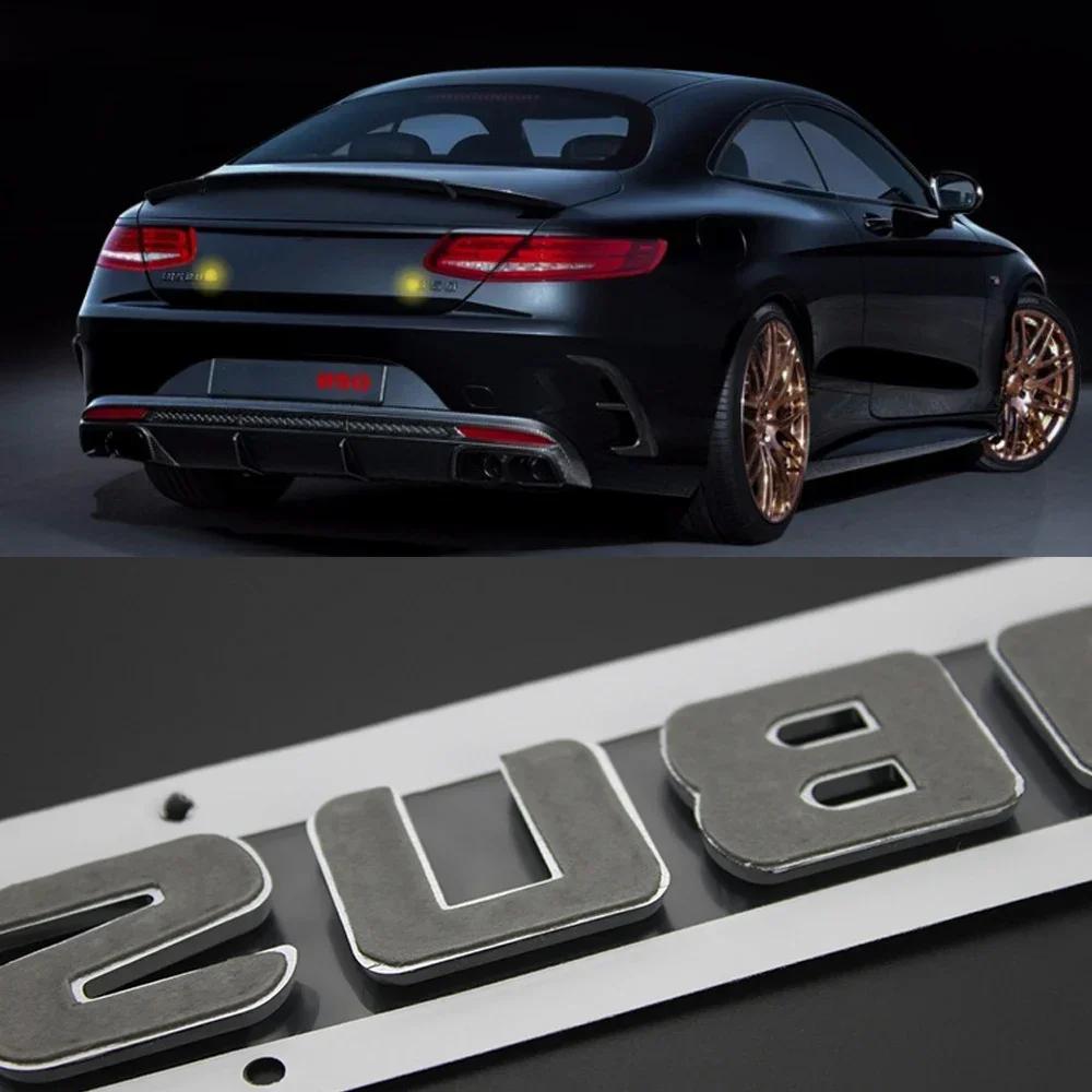Car Badge Nameplate Trunk Sticker Rear Sticker For Mercedes Benz Brabus G500 G350 G550 G63 W212 W205 W221 W177 BRABUS Sticker