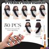 Sumind 50 Pcs Little Jesus Figures Original Design Miracle Mini Pocket Jesus to Hide and Seek Easter Egg Filling Religious Part