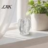 Office Desk Ornament 3D Printed Angel Figurine, Small Crouch Tabletop Ornament, Living Room Decoration White Winged Sculpture for Home Garden