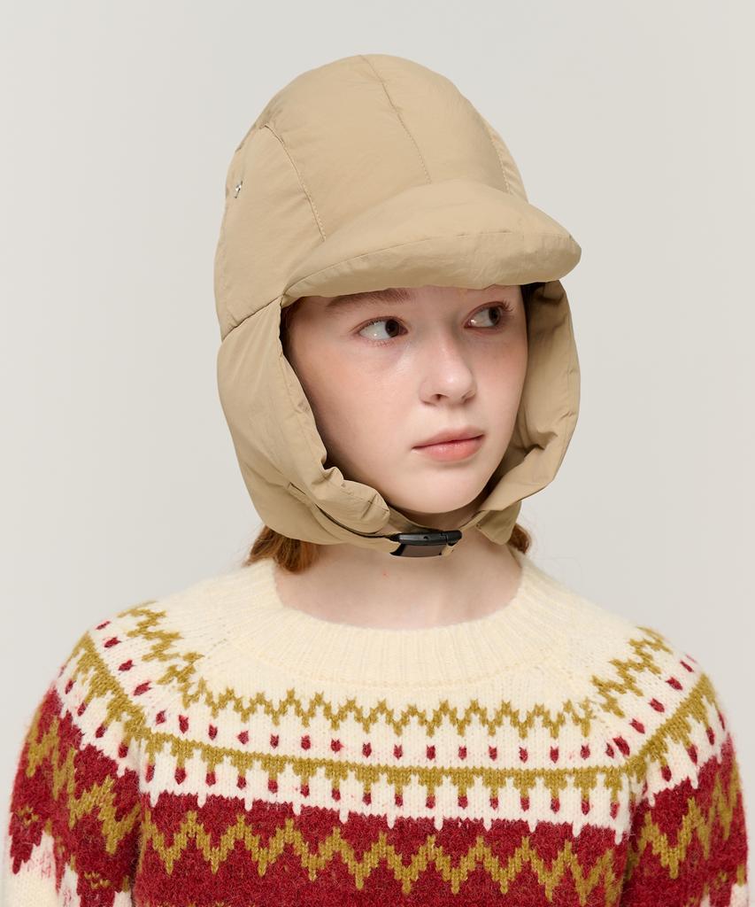 CARGOBROS FOR WOMAN Soft Padded Winter Trooper Hat (Beige)