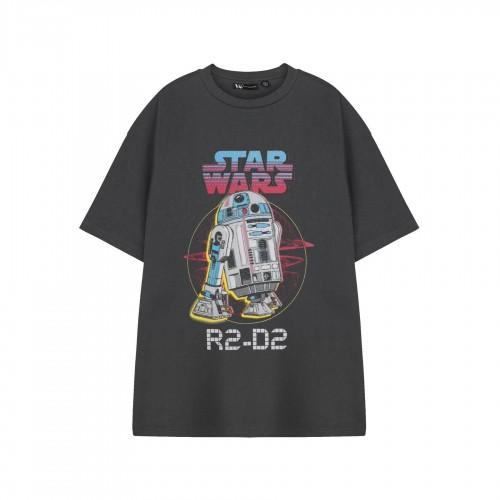 Star Wars Mens R2-D2 Short-Sleeved T-Shirt S gris