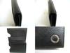 Authentic BVLGARI Black Grain Calf Leather Business Card Case Card Holder #a971  Open box