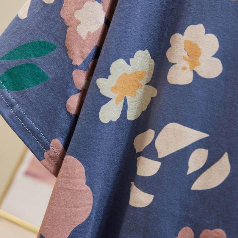 Large Size T-shirt Women Summer Loose Cotton Bottoming Shirt Round Neck Pullover Short Sleeve Tops