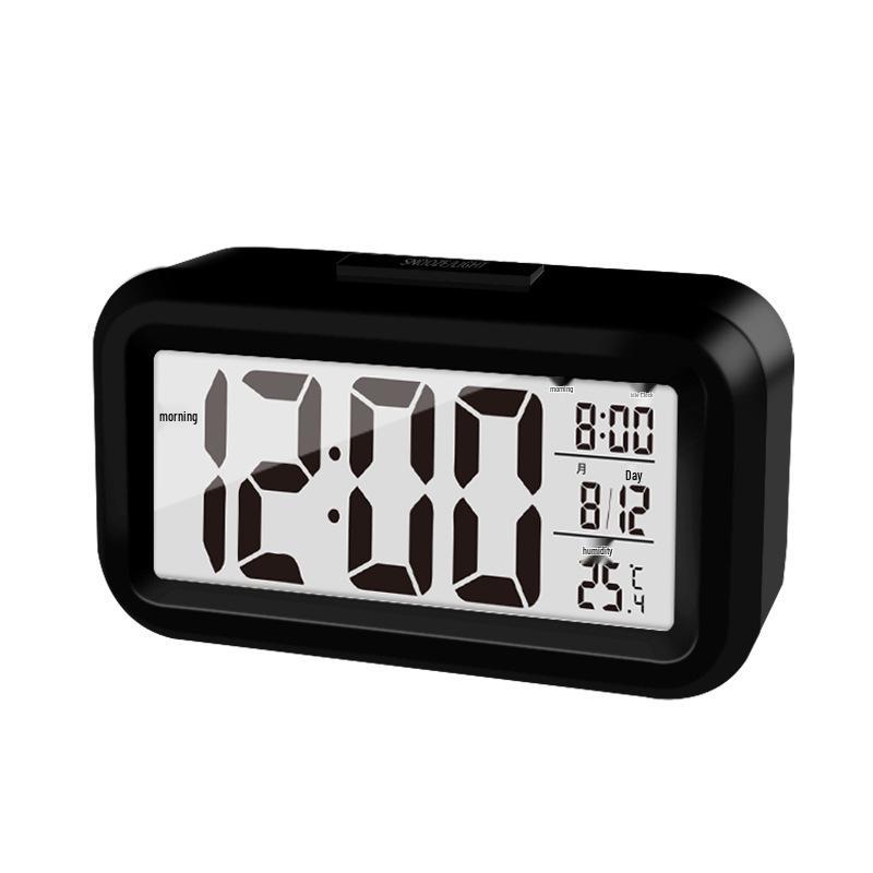 

Smart Desktop Tabletop Alarm Clock with Snooze for Students and Kids 210 [Battery Powered] - English Version чёрный