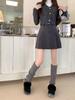 Neuer High-Waist Minirock aus dicker Wolle mit Falten in A-Linie für Damen für Herbst/Winter - Anti-Exposition, Schlankmachend, Modisch.