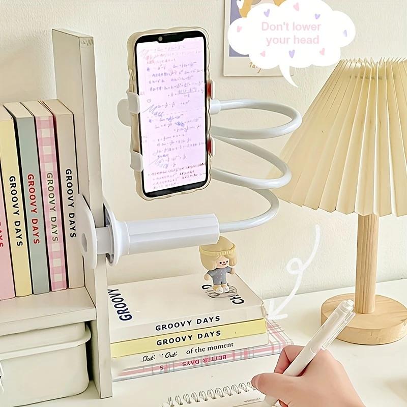 360 Degree Rotating Tablet Phone Holder Spiral Base, Lazy Person Holder Phone Bedside Holder, Desktop Holder No Need To Hold