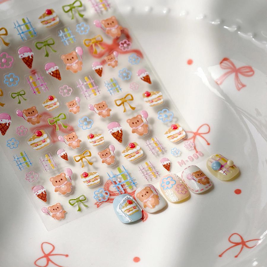 

Magico Ferrite M-996 Self-Adhesive Thin Transparent Nail Stickers - Jelly Glue Series