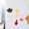 Mini Acrylic Vase Refrigerator Magnet Home Office Kitchen Locker Fridge 3D Miniature Flower Vase Magnetic Decoration Ornament