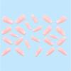 Wearable Manicure Patches, Long Ballet Nails, Pink And Simple Gradient Color Fake Nails, 24 Pieces In Box