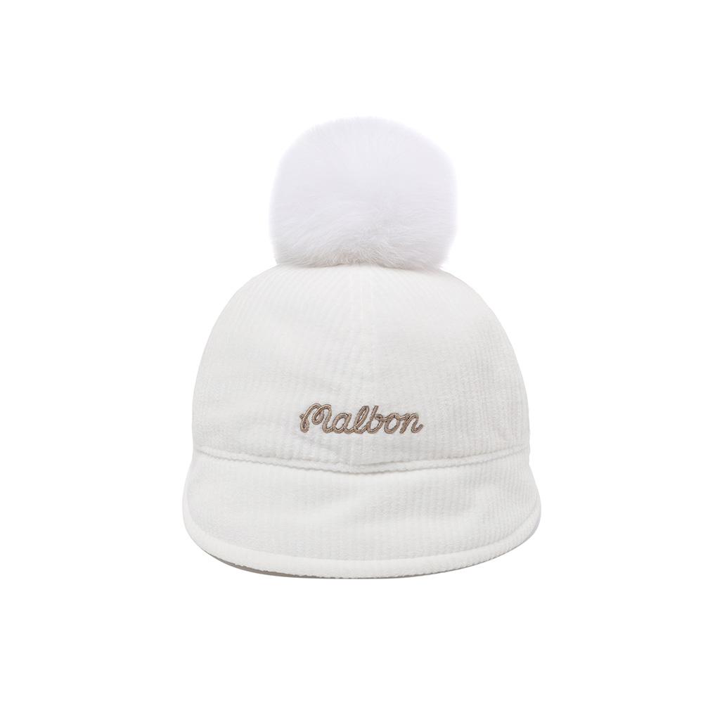 MALBON GOLF Fur Foam Bucket Cap Ivory (Woman)