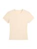 Spicy Girl Women's Slim-Fit Short-Sleeved Round Neck T-Shirt for Petite, Solid Color, Versatile