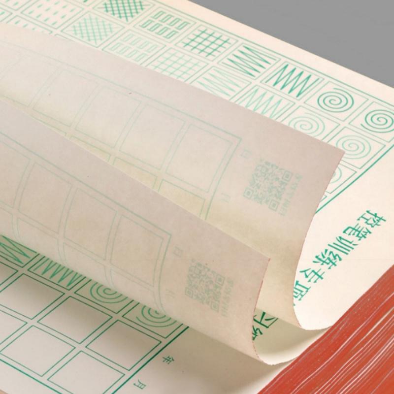 20pcsDot Matrix Chinese Calligraphy Practice Book for Adults and Students, Chinese Character Pen Control Dot Matrix Character Tr