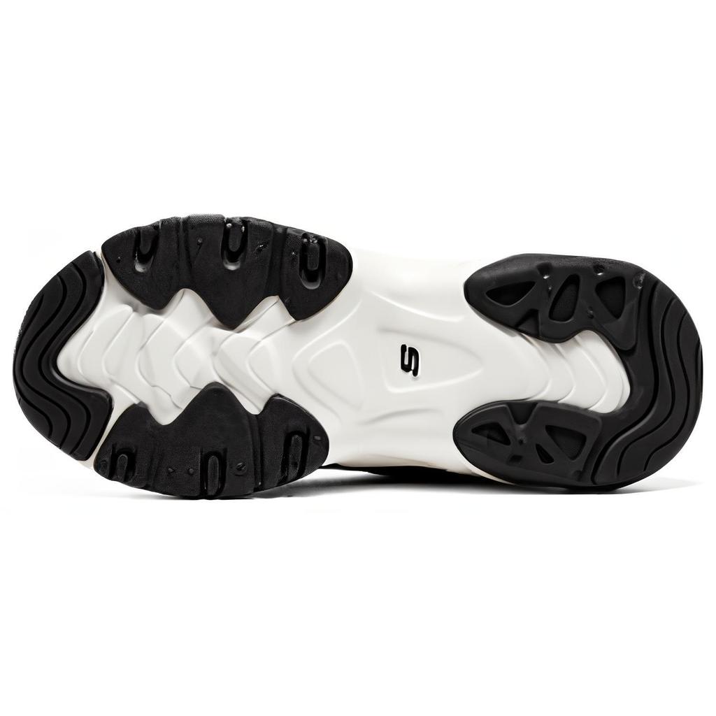 Skechers D'LITES 3.0 Textile , Leather Soft Comfortable (Unisex) Chunky Sneakers 167595 BKW