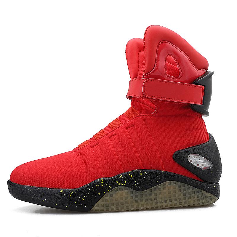 Shoes, Men's Trendy Shoes, Sports LED Charging Luminous Skateboard Shoes, Basketball Shoes, Men's Sports Shoes, Autumn and Winter Men's Shoes