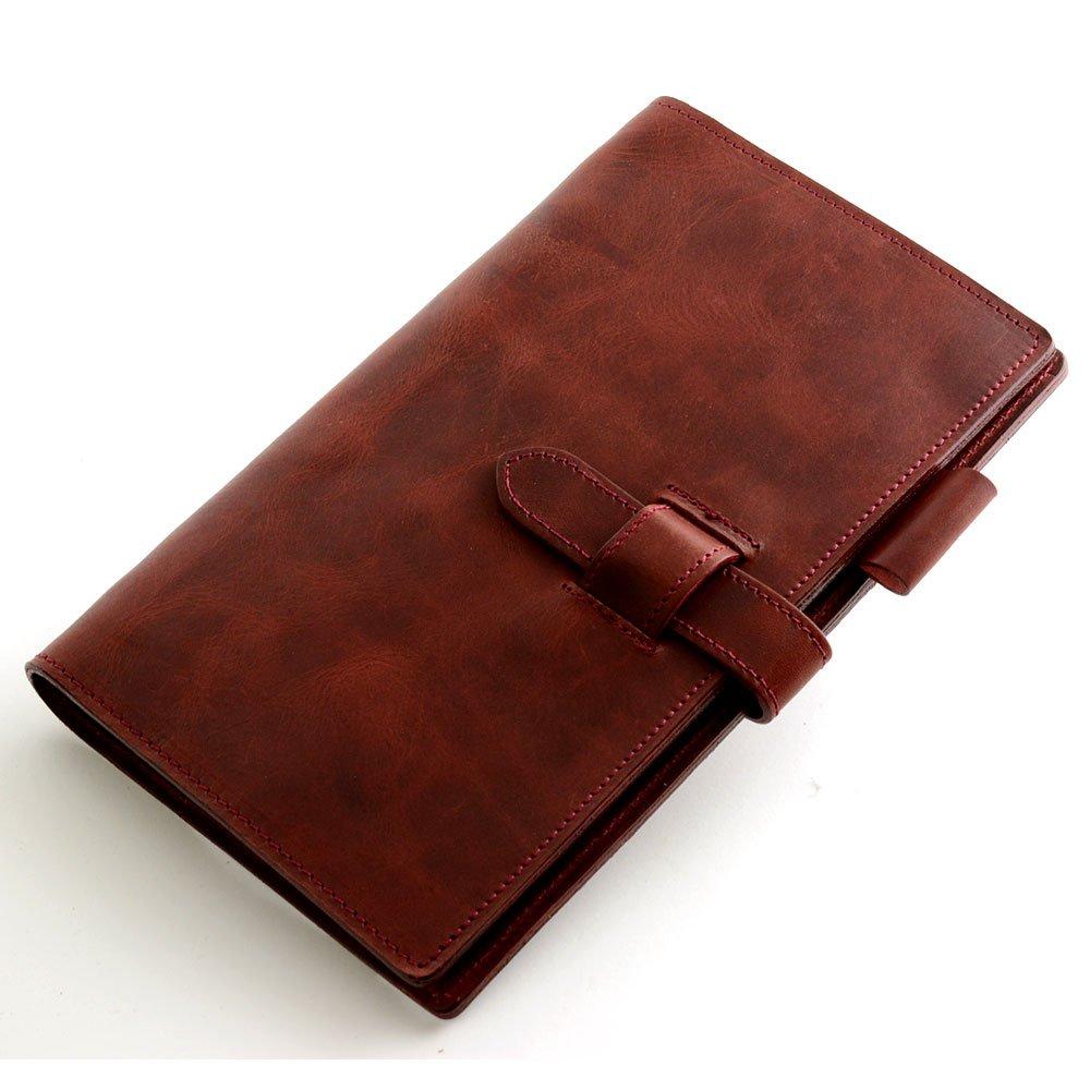 

Endmark System Genuine with Pen Wine Red Planner, Leather, Bible, Holder,