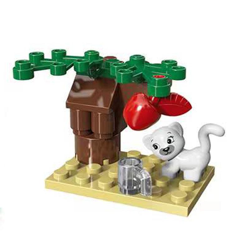 2 IN 1 SLUBAN Girl Royal Carriage Wagon Model Building Blocks Enlighten Action Figure Toys For Children