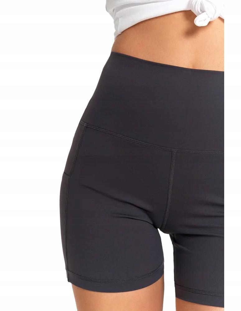 MORAJ XXL GRAPHITE Women's Sports High Waist Cycling Shorts with Pockets