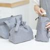 Insulated Lunch Cool and for Men and Women [ARASAWA] Washable! Bag, Thermal, Washable, Simple, Stylish, Compact, (Black)