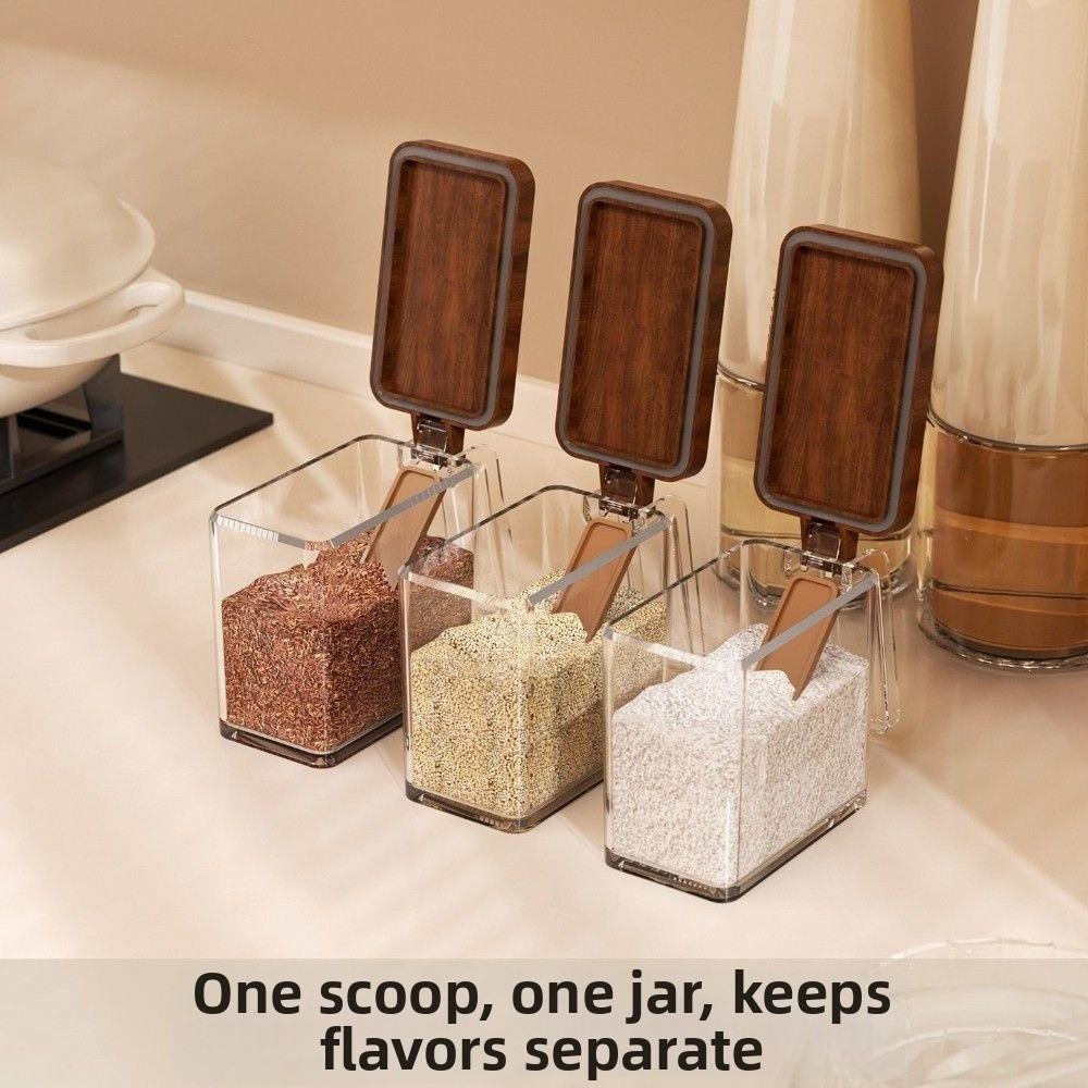 Leak-proof Condiment Storage Container Moisture-proof Sugar and Salt Container Restaurant