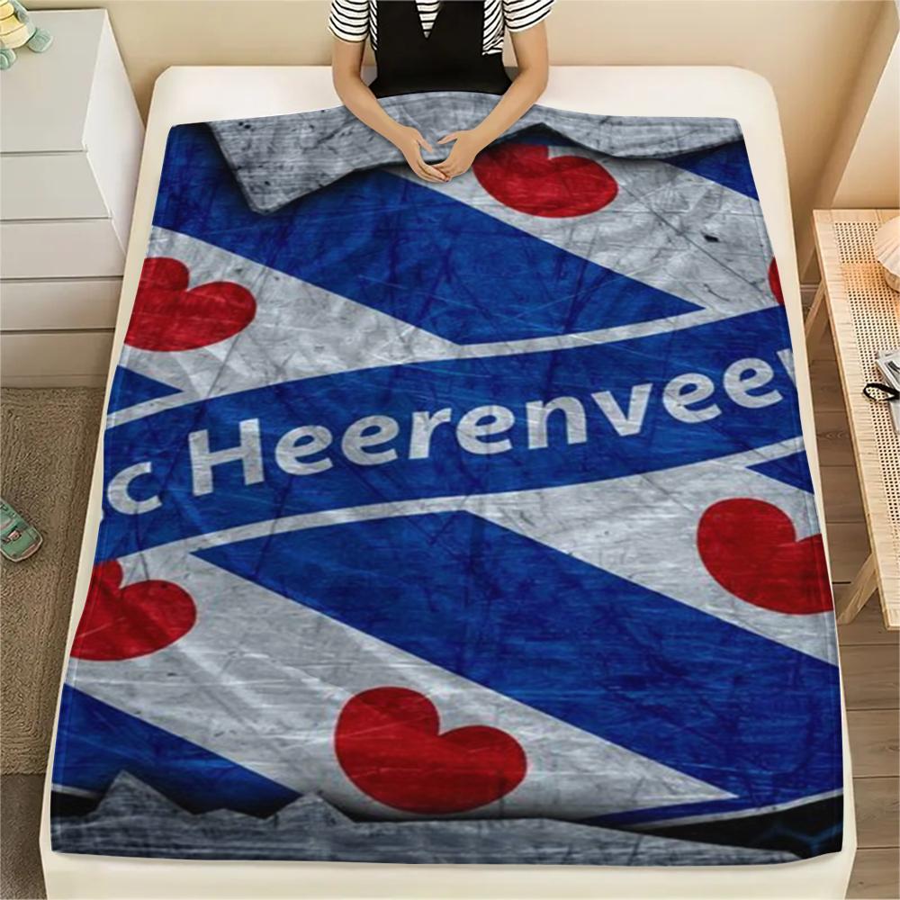 

1pc SC Heerenveen Print Flannel Blanket, High quality Comfortable for All Seasons, Home Decor, Warmth and Comfort, Perfect for Christmas Gifts83 80cm x 120cm