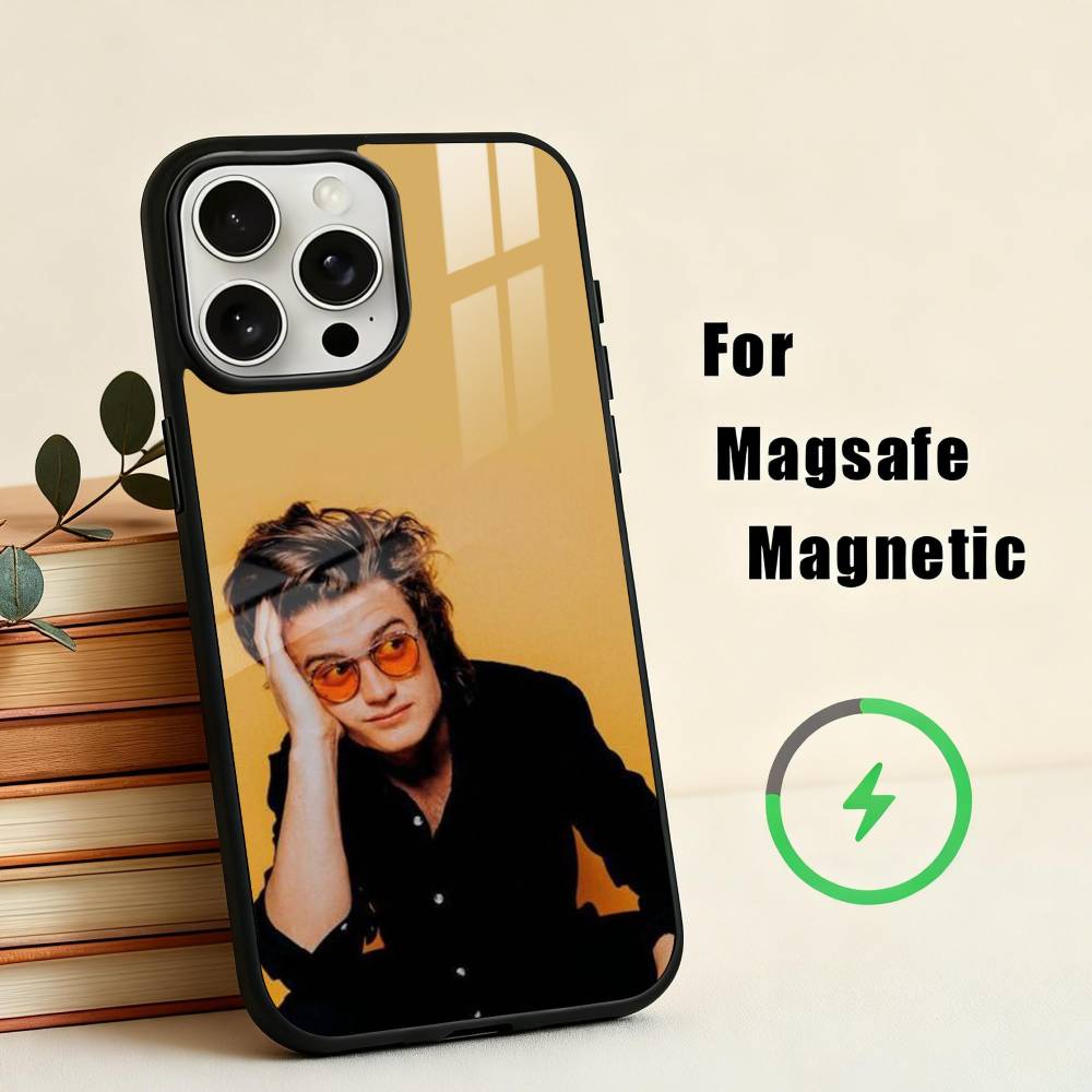 Actor S-Steve Harrington-N Phone Case For iPhone17,16,15,14,13,12,11 Plus,For Magnetic Wireless Charge Cover