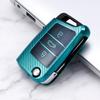 Carbon Fiber Key Case for Volkswagen: Compatible with Tiguan, New Lavida, Sagitar, Lamando, Teramont, T-Roc, and T-Cross.