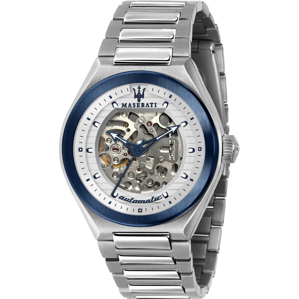 

Maserati Triconic Grey Metal Men s Mechanical Automatic R8823139002 сірий