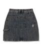 BEENTRILL Sunday Fatigue Denim Mini Skirt (Indigo)