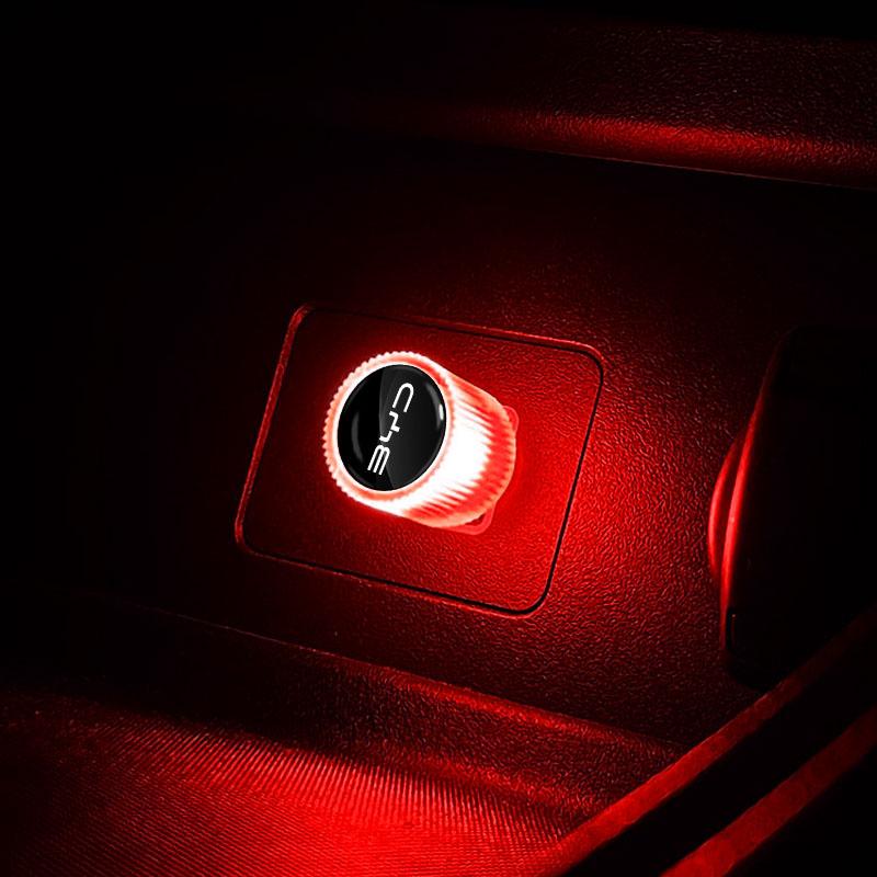 Car Emblem USB Atmosphere Light Portable Car Mini LED Lamp Caps For BYD Qing Song Tang Yuan F3 I3 F0 F6 S6 S8 E5 E6 G3 G6 L3 S7
